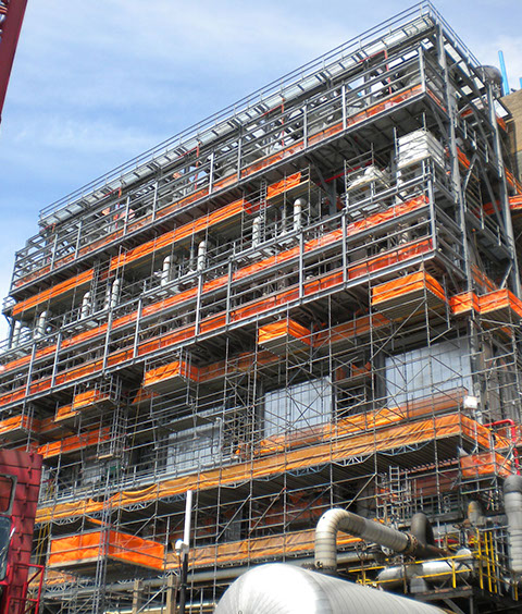 Industrial structural steel detailed by ISD